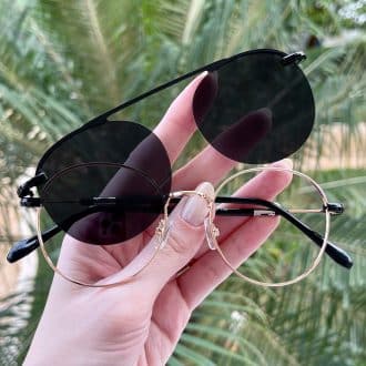 safine com br oculos 2 em 1 clip on redondo dourado cecilia 7