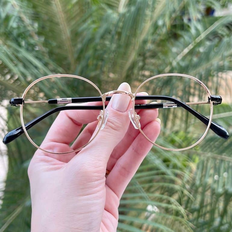 safine com br oculos 2 em 1 clip on redondo dourado cecilia 8