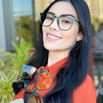 safine com br oculos 3 em 1 clip on feminino redondo verde elis 1