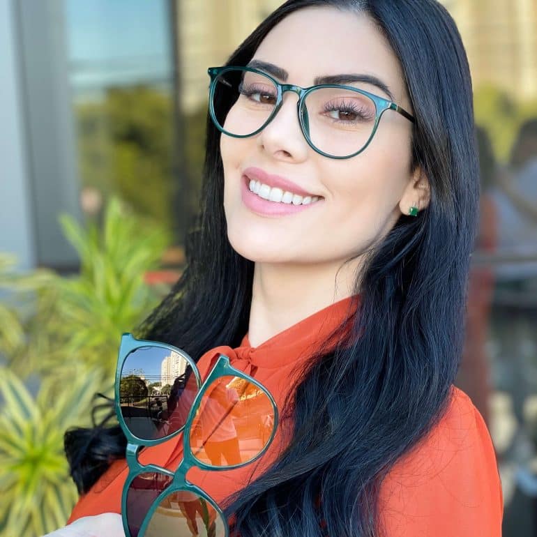 safine com br oculos 3 em 1 clip on feminino redondo verde elis 1