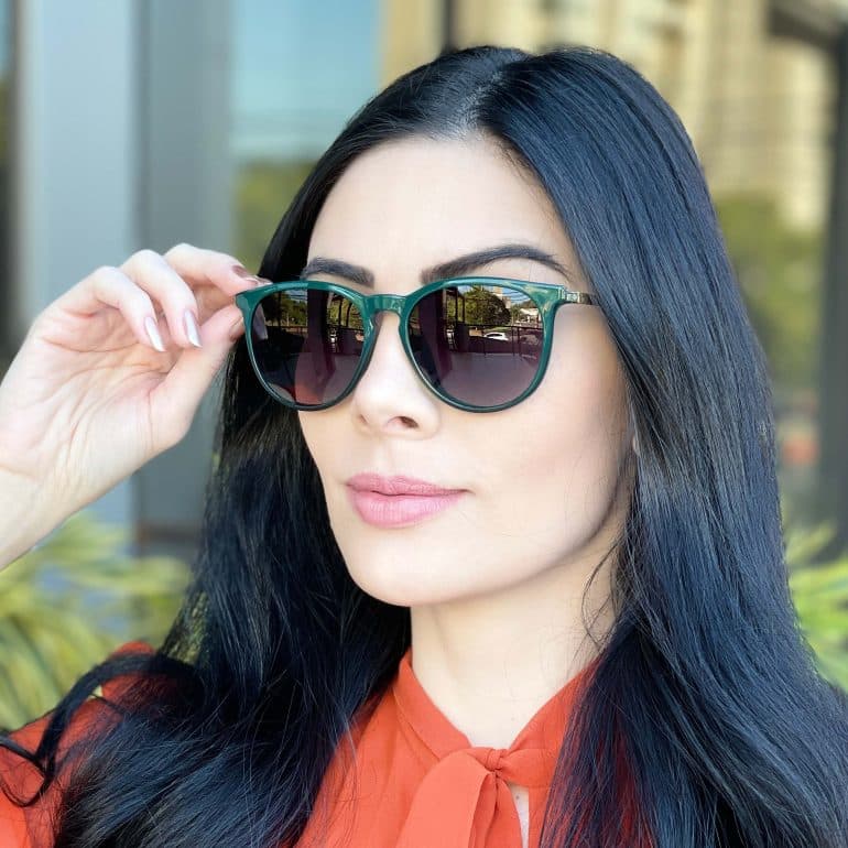 safine com br oculos 3 em 1 clip on feminino redondo verde elis 4