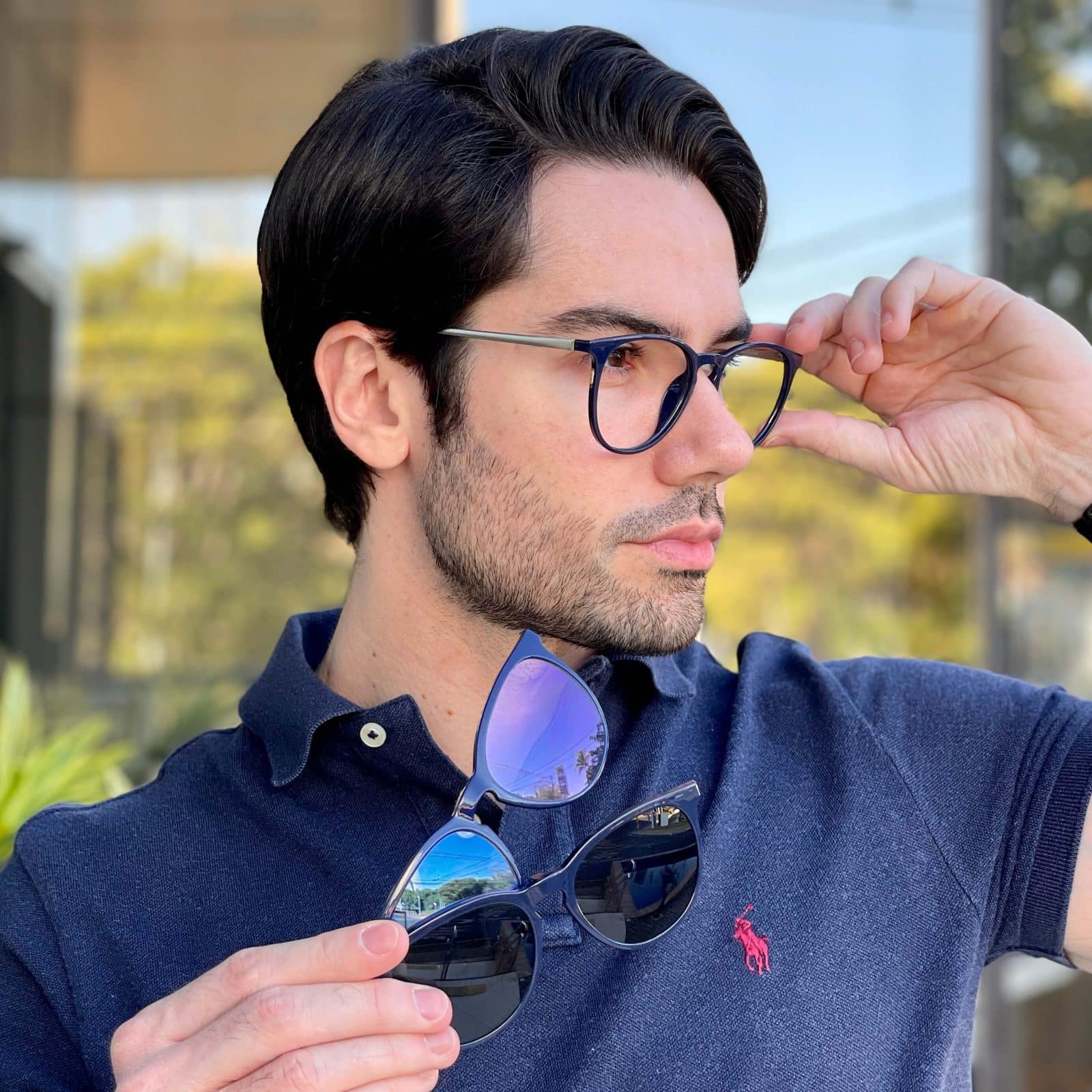 safine com br oculos 3 em 1 clip on masculino redondo azul fabio safine com br oculos 3 em 1 clip on masculino redondo azul fabio