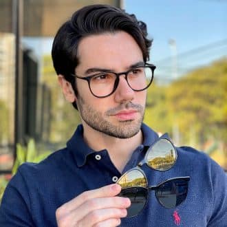safine com br oculos 3 em 1 clip on masculino redondo preto fabio 2 0 1