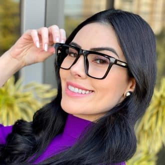 safine com br oculos de grau feminino quadrado preto kamila 1