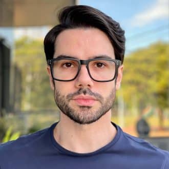 safine com br oculos de grau masculino quadrado preto e cinza cristiano