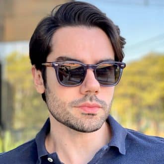 safine com br oculos de sol masculino quadrado azul icaro 2