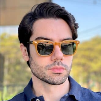 safine com br oculos de sol masculino quadrado caramelo icaro 3