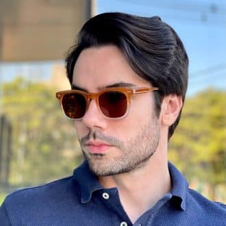 safine com br oculos de sol masculino quadrado marrom transparente icaro 2