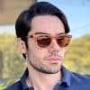 safine com br oculos de sol masculino quadrado marrom transparente icaro 3