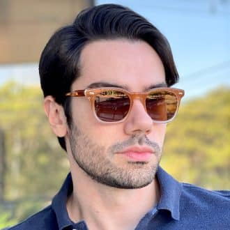 safine com br oculos de sol masculino quadrado marrom transparente icaro 3