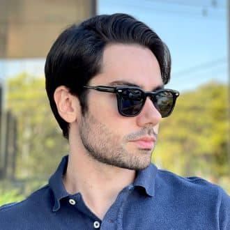 safine com br oculos de sol masculino quadrado preto icaro
