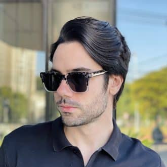safine com br oculos de sol masculino quadrado preto transparente enzo 3