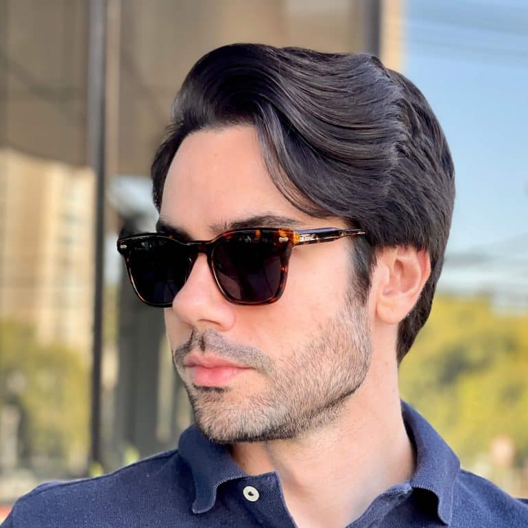 safine com br oculos de sol masculino quadrado tartaruga icaro 3