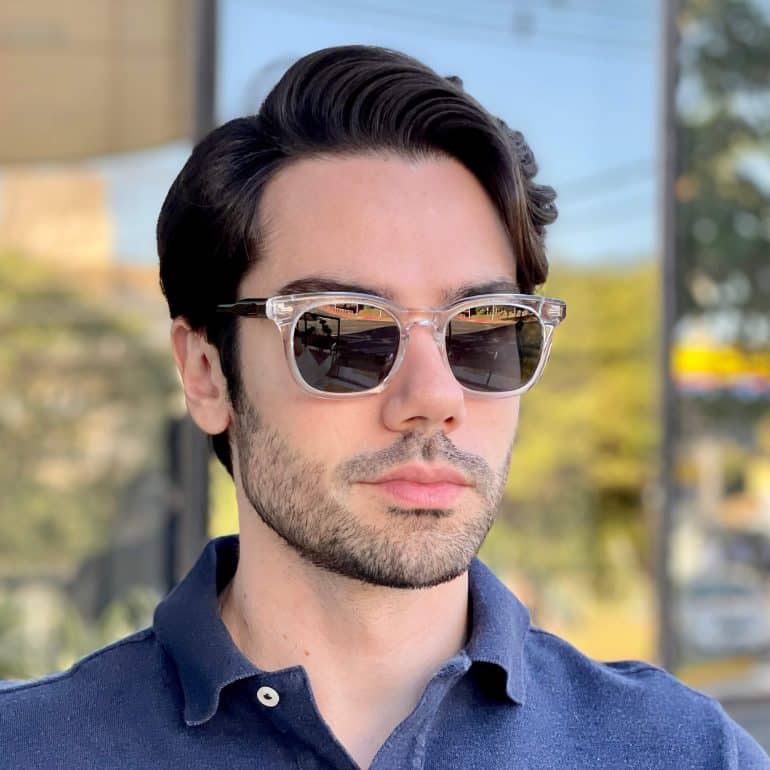 safine com br oculos de sol masculino quadrado transparente icaro 3