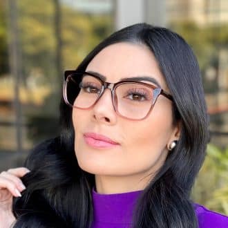 safine com br oculos feminino 2 em 1 clip on quadrado marrom e rosa amalia 7