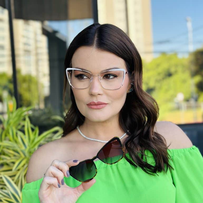 safine com br oculos 2 em 1 clip on gatinho branco betina 1