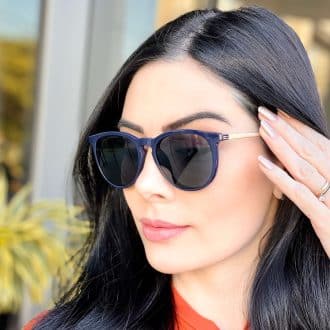 safine com br oculos 3 em 1 clip on feminino redondo azul elis 2