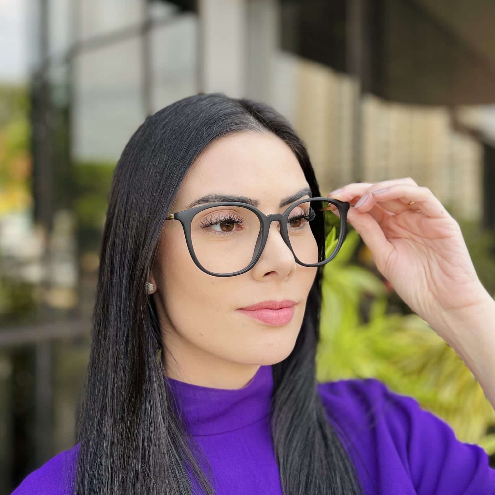 safine com br oculos de grau feminino redondo preto fosco luara 1 safine com br oculos de grau feminino redondo preto fosco luara 1