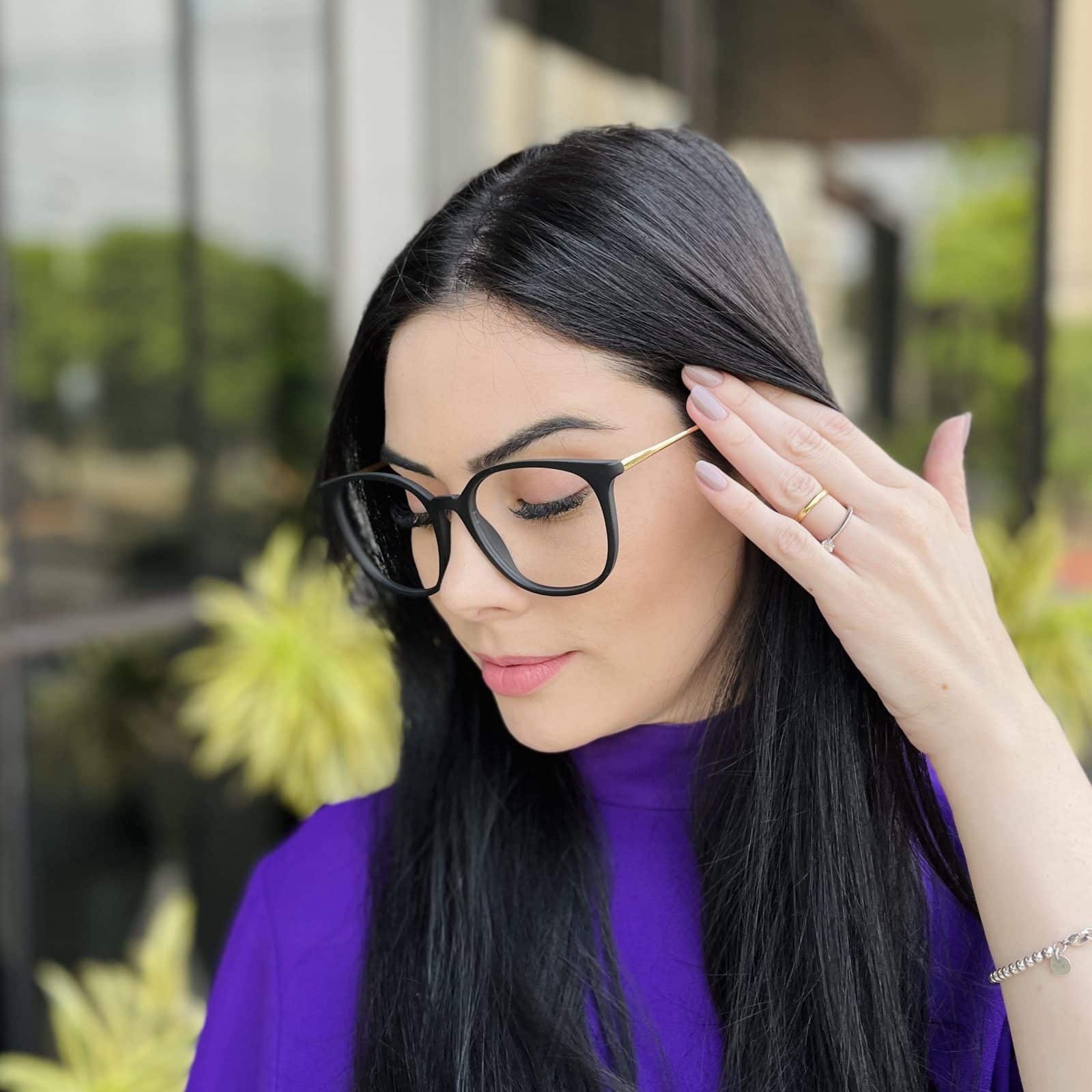 safine com br oculos de grau feminino redondo preto fosco luara 2 safine com br oculos de grau feminino redondo preto fosco luara 2