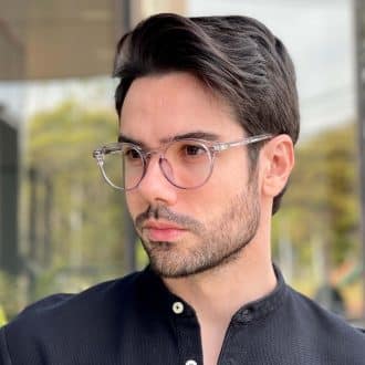 safine com br oculos de grau masculino redondo cinza murilo