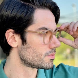 safine com br oculos de grau masculino redondo marrom claro theodoro 2