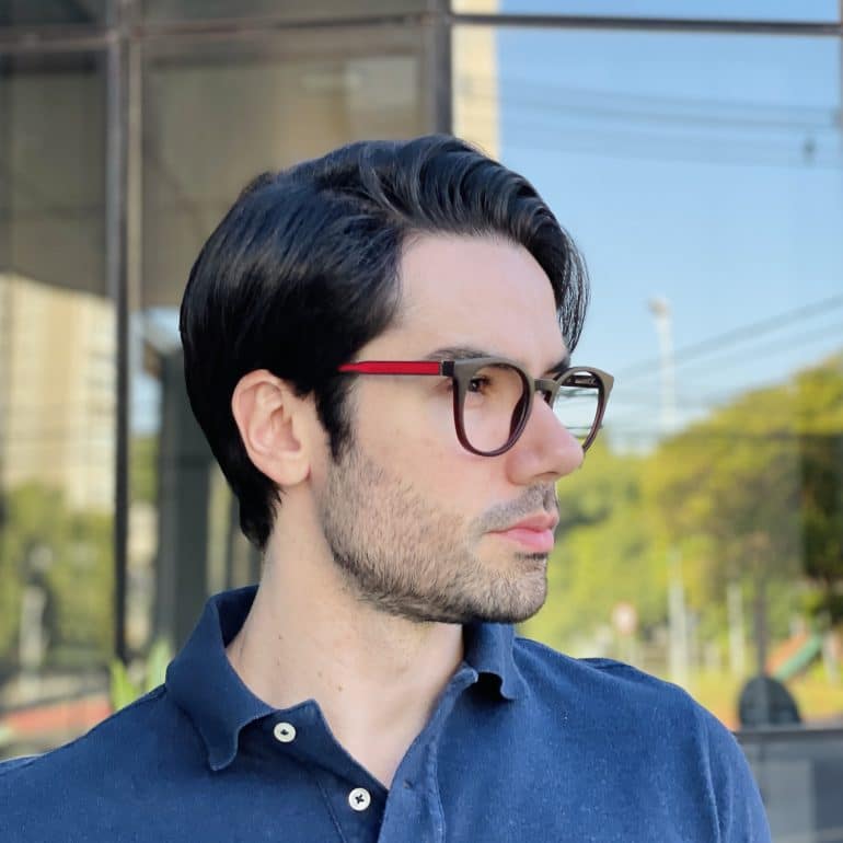 safine com br oculos de grau masculino redondo marrom juan 2