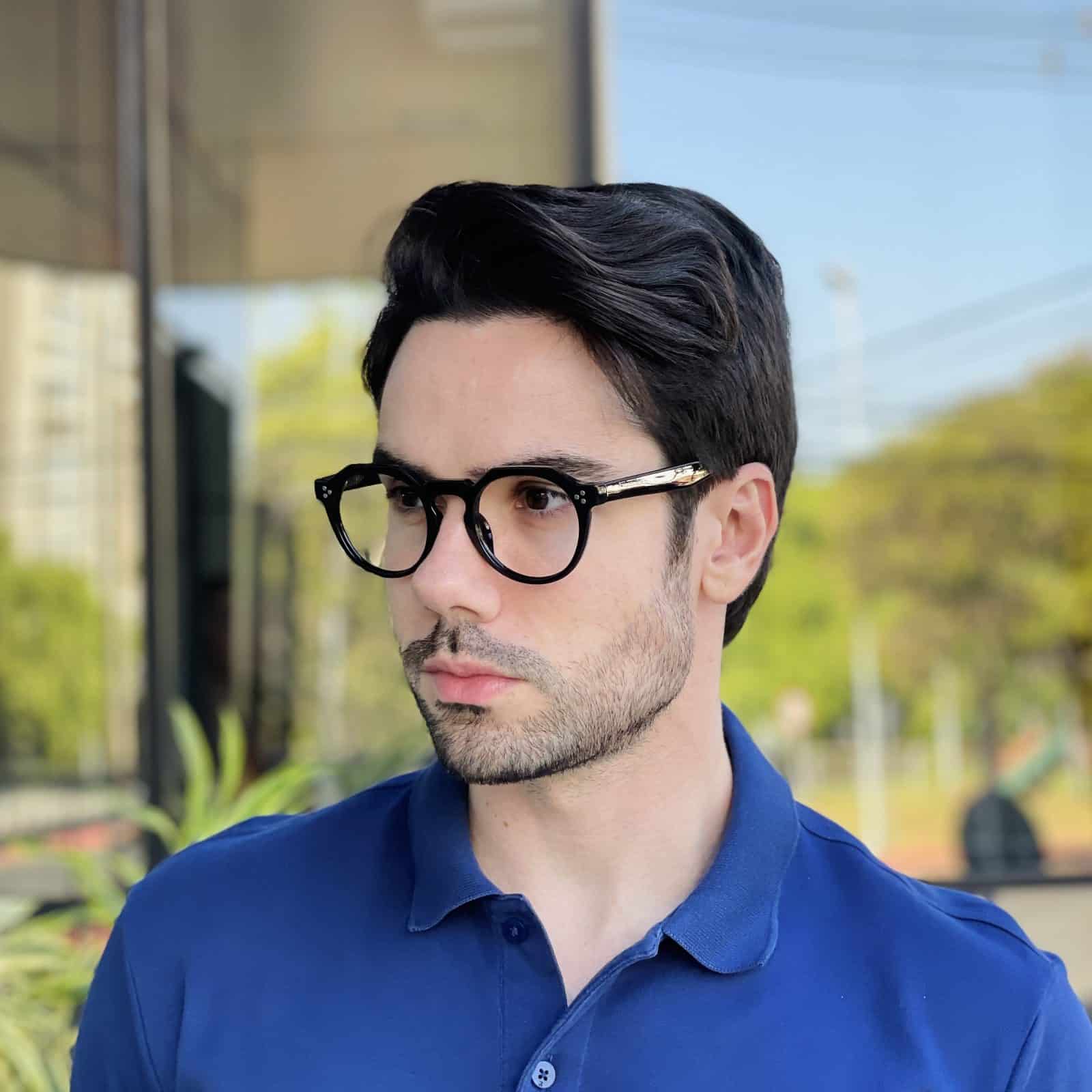 safine com br oculos de grau masculino redondo preto afonso 1 safine com br oculos de grau masculino redondo preto afonso 1