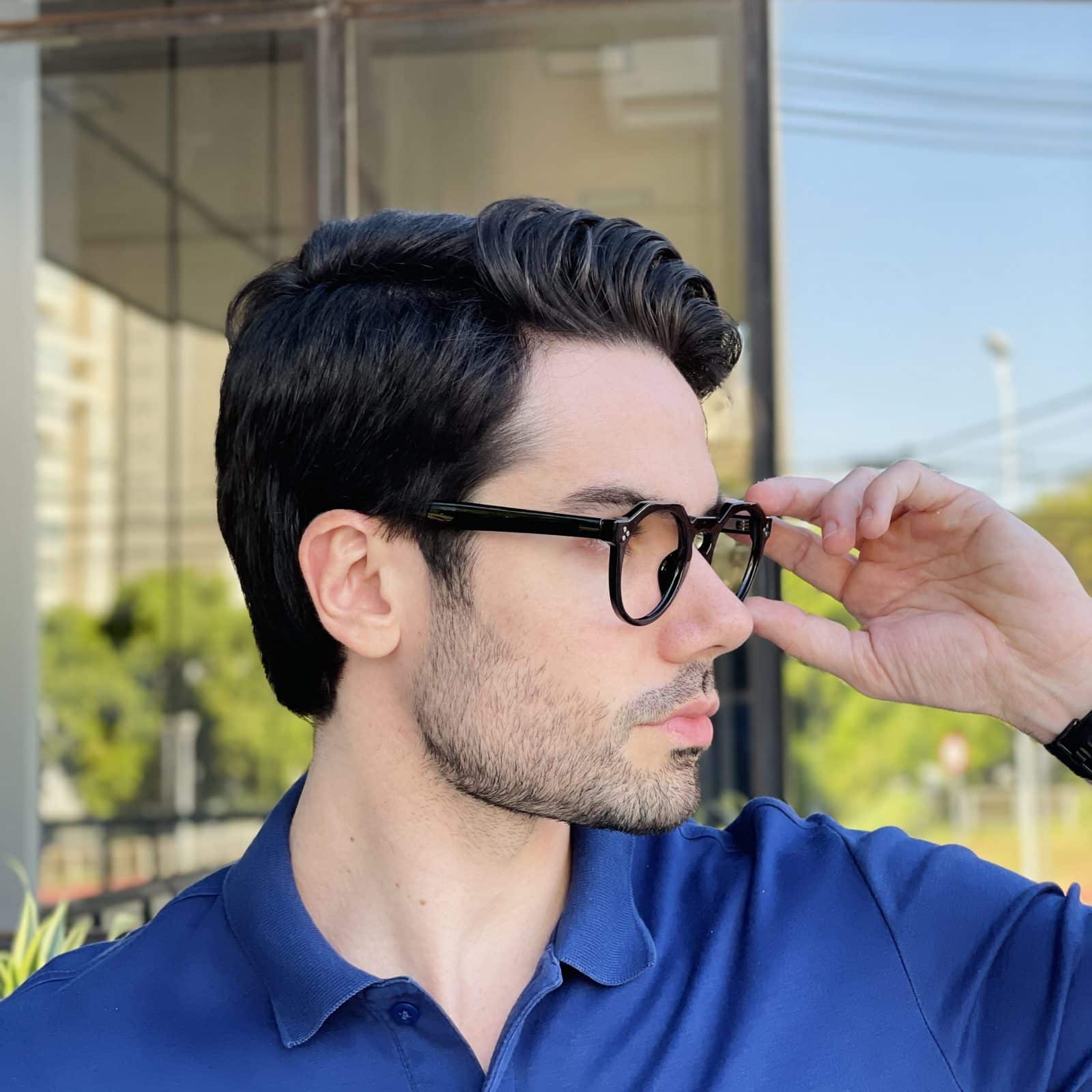 safine com br oculos de grau masculino redondo preto afonso 2 safine com br oculos de grau masculino redondo preto afonso 2