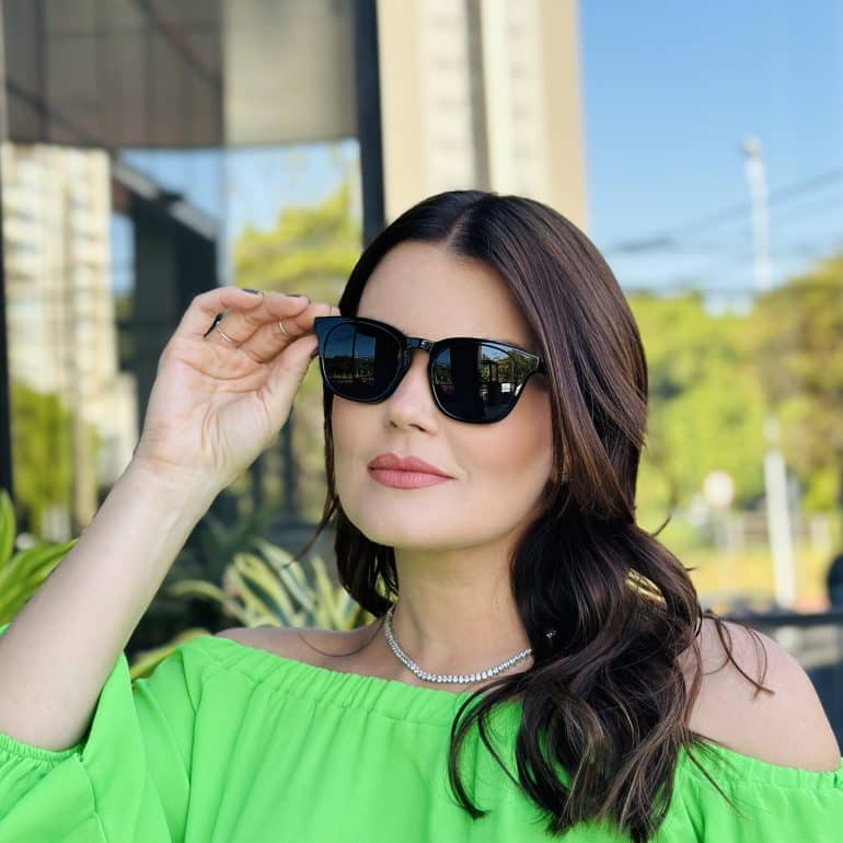 safine com br oculos feminino 2 em 1 clip on quadrado preto aline 4