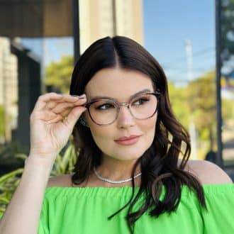 safine com br oculos feminino 2 em 1 clip on redondo colorido taina 3