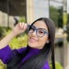 safine com br oculos de grau feminino quadrado azul tania