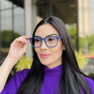 safine com br oculos de grau feminino quadrado azul tania 2
