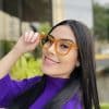 safine com br oculos de grau feminino quadrado caramelo tania