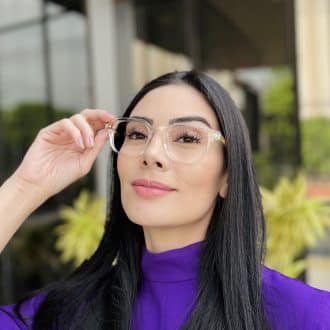 safine com br oculos de grau feminino quadrado transparente raquel 2