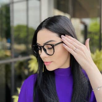 safine com br oculos de grau feminino redondo preto vanessa 2