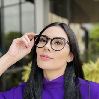 safine com br oculos de grau feminino redondo preto vanessa 3