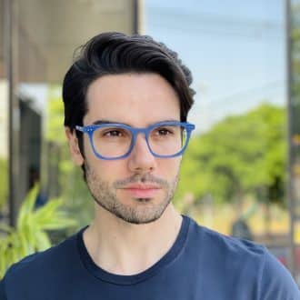 safine com br oculos de grau masculino quadrado azul ivo 1