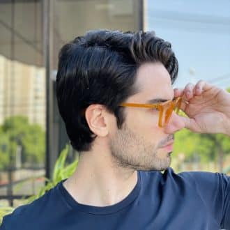 safine com br oculos de grau masculino quadrado caramelo ivo 3