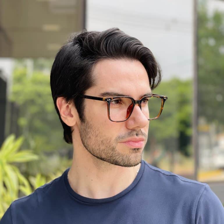 safine com br oculos de grau masculino quadrado tartaruga antonio 3