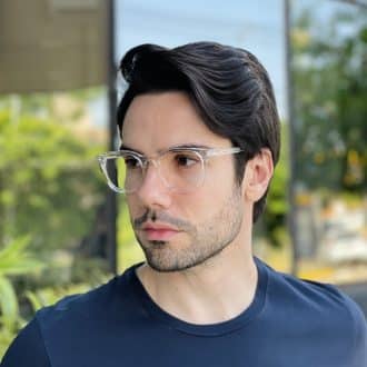 safine com br oculos de grau masculino quadrado transparente ivo 3