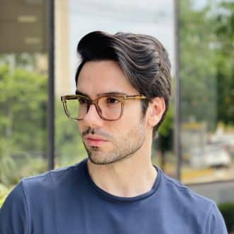 safine com br oculos de grau masculino quadrado verde alvaro 2
