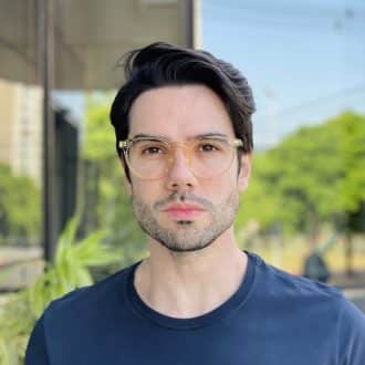 safine com br oculos de grau masculino redondo champanhe marcel