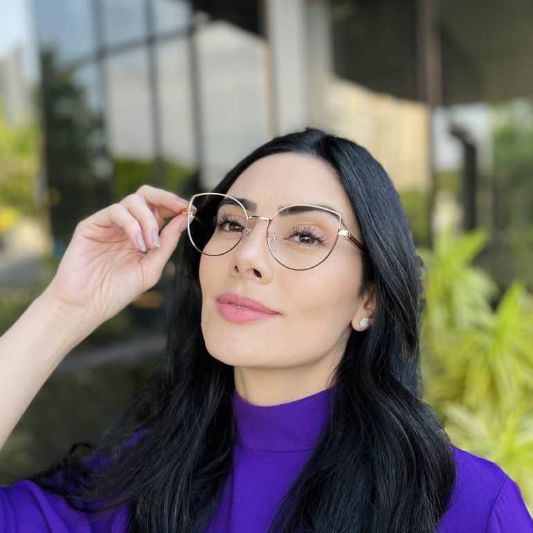 safine com br oculos de grau feminino gatinho nude e marrom anna 3