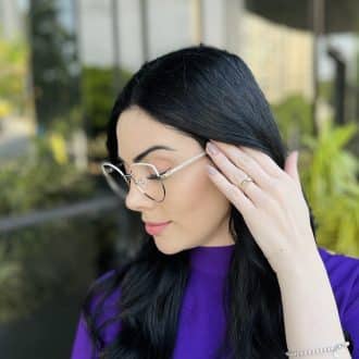 safine com br oculos de grau feminino gatinho prata e branco anna 2
