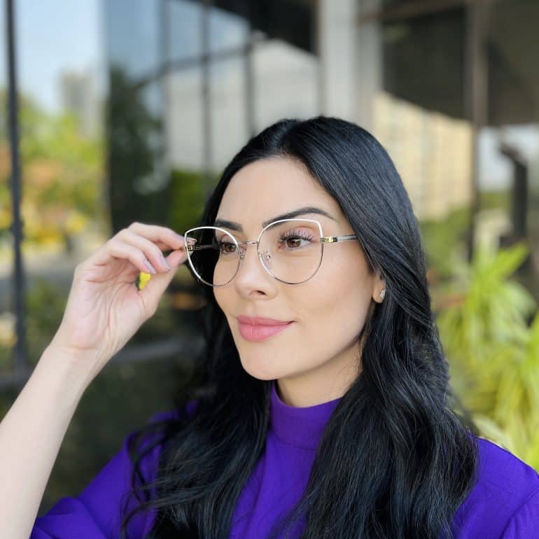safine com br oculos de grau feminino gatinho prata e branco anna 4