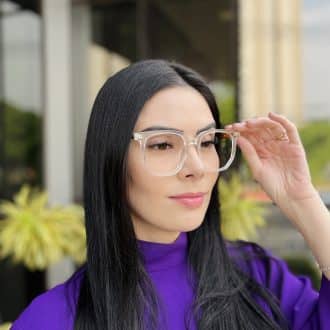 safine com br oculos de grau feminino quadrado transparente amanda 1