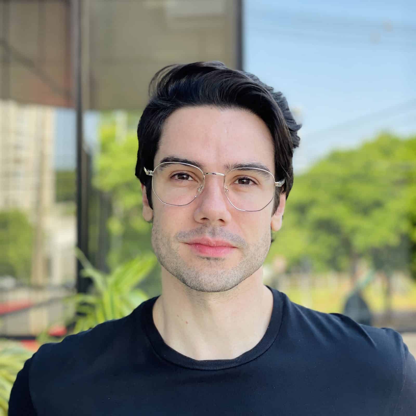 safine com br oculos de grau masculino hexagonal prata evandro