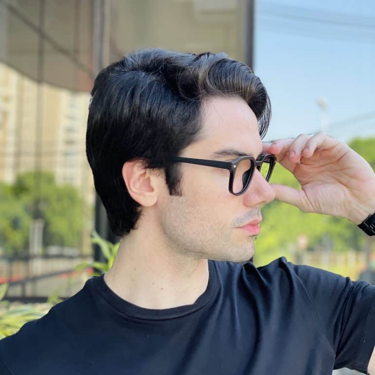 safine com br oculos de grau masculino quadrado preto nathan 2