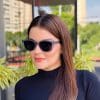 safine com br oculos de sol feminino gatinho azul transparente dafne