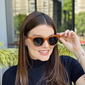 safine com br oculos de sol feminino gatinho caramelo anita